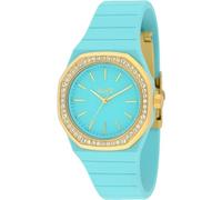 Liu Jo Yatch Lady TLJ2382 Damen-Armbanduhr, Gehäuse aus Kunstharz, Aquamarin, Armband aus Silikon, Aquamarin, Modern