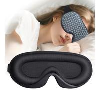 liuchanghe 3D Schlafmaske für Seitenschläfer, Augenmaske für Frauen & Herren, 100% Lichtblockierend & Atmungsaktiv, geeignet für Reise-Yoga