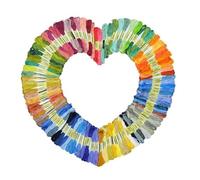 LIUCHUCHU Stickgarn 50/100 Farben Kreuzstich-Stickgarn, Zweig-Stickgarn, Baumwollgarn, Nähstränge, Linie(50 Colors)