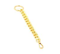 LIUHLFSR 1 Stück Metall-Geldbörsen-Kettenriemen-Verlängerung for Zubehör-Charms, verlängert den Riemen von Umhängetaschen und Handtaschen Für DIY-Taschen(K Gold,30cm)