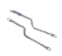 LIUHLFSR 2 Stück Geldbörse Verlängerungskette DIY Kette Zubehör for Schulter Umhängetasche Sling Handtasche Kupplung Für DIY-Taschen(Color,2pcs-20cm)