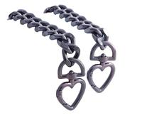 LIUHLFSR Herzförmige Geldbörsen-Verlängerungskette for Metall-Handtaschen-Ersatz-Geldbörsen-Kettenriemen, Schultergurt, DIY Für DIY-Taschen(Color,55cm)