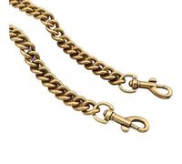LIUHLFSR Kettenriemen Metallkette Schultertasche Kette Ersatzzubehör Für DIY-Taschen(Antique Gold,100cm)
