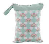 LIUHLFSR Portable Printed Waterproof Wet Dry Handbag Carry Pack Travel Wetbag with Pockets Für Reisen und Schwimmen