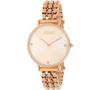 LiuJo Framework Damen Armbanduhr aus Edelstahl in der Farbe Roségold, Wasserdichtigkeit: 3Bar, Durchmesser: 32mm, TLJ1388