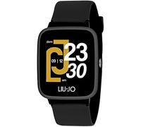 LiuJo Go Damen Smartwatch aus ABS und Silikon in der Farbe Schwarz, Wasserdichtigkeit: IP68, Gehäusemaße: 35mm x 41,5mm, SWLJ045
