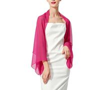 LIUYUYOUGO Damen Strickjacke Chiffon Bolero Für Damen Locker Geschnitten Transparent Offen Als Stola Oder Überwurf Langärmelig Ideal Für Sommerhochzeiten Abendveranstaltungen Braut Brautjungfern