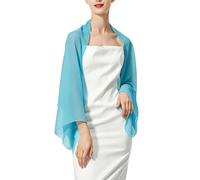 LIUYUYOUGO Damen Strickjacke Chiffon Bolero Für Damen Locker Geschnitten Transparent Offen Als Stola Oder Überwurf Langärmelig Ideal Für Sommerhochzeiten Abendveranstaltungen Brautkleider Brautj
