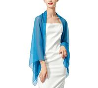 LIUYUYOUGO Strickjacken Für Damen Chiffon Bolero Für Damen Locker Geschnitten Transparent Offen Als Stola Oder Überwurf Langärmelig Ideal Für Sommerhochzeiten Abendveranstaltungen Braut Brautju