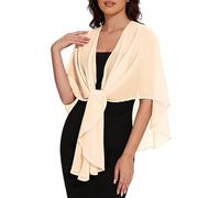 LIUYUYOUGO Strickjacken Für Damen Chiffon Schulterjacke Stola Und Überwurf Oversize Cape Leichter Transparenter Überwurf Poncho Damen Cardigan Für Sommerhochzeiten Abendveranstaltungen Braut Bra