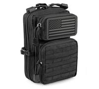 LIVANS Tactical Molle Utility Pouch, EDC Tool/Tactical Phone, Mini Waist Pouches Medical IFAK Pack Design of 3 Day Assault Backpack