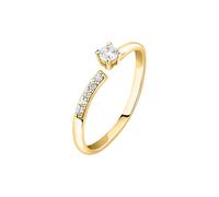 Live Diamond - Damenring 375er Gelbgold, recycelt Ringe 1 ct
