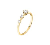 Live Diamond Damenring 375er Gelbgold, recycelt 54 Damen