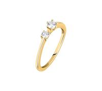 Live Diamond Damenring 375er Gelbgold, recycelt 56 Damen