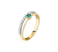 Live Diamond Damenring 375er Weißgold, recycelt 54 Damen