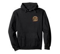 Live Loud Patriotische Biker Skull Gitarre Vintage Rockmusik Pullover Hoodie