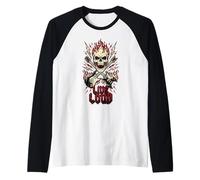 Live Loud Rock and Roll Gitarre Vintage Rockmusik Raglan