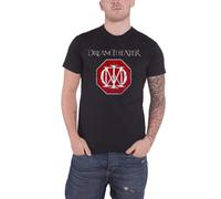 Live Nation Herren T-Shirt Dream Theater Logo Rundhalsausschnitt Kurzarm, Schwarz, XXL