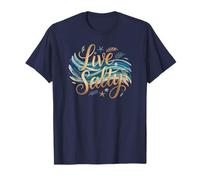 Live Salty Coastal Design for Beach Lovers T-Shirt