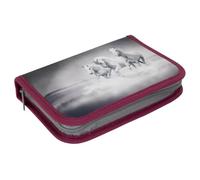 Livepac-Office Schüleretui/Federtasche/Federmappe / 50teilig gefüllt/Pferde