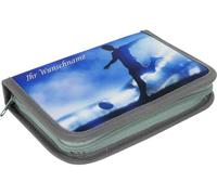 Livepac-Office Schüleretui mit Gravur/Federtasche/Federmappe / 22teilig gefüllt/Fußball