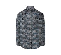 Livergy® Herren Freizeithemd (gemustert/grau/schwarz, L(41/42))