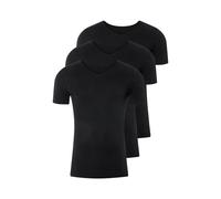 Livergy® Herren Unterziehshirt (V-Ausschnitt, Schwarz, 4/S) schwarz 4/S