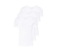 Livergy® Herren Unterziehshirt (V-Ausschnitt, Weiß, 4/S) weiss 4/S