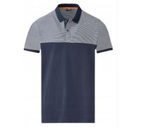 Livergy Polo Slim Fit gestreift blau S (44/46) schmale Passform Baumwolle kurzärmelig