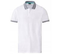 Livergy Polo Slim Fit weiß M (48/50) schmale Passform Baumwolle kurzärmelig