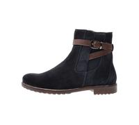 ara Stiefelette Veloursleder/Textil Blau/Braun