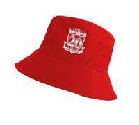 Liverpool Champions Bucket Hat 20 Times 2024-2025 Red Adult Size, rot, Einheitsgröße