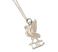 Liverpool F.C. Offizielles Fußballmannschafts-Geschenk Sterlingsilber Anhänger & Kette LB