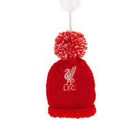 Liverpool FC - Dekoration für den Spiegel im Auto, gestrickt, Design Vogel des Liverpools, Rot, weiß, onesize