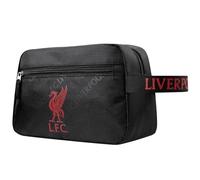 Liverpool FC Kulturbeutel Herren mit Vordertasche & Tragegriff, Fußball Kulturtasche, Geschenke für Männer und Fußballfans