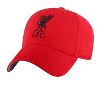 Liverpool FC Wappenmütze für Jungen/Mädchen, rot, schwarz, One size