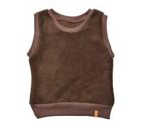 LiVi Fleece-Pullunder "Fleece Brown" in Braun - Größe 80/86 | Baby Pullover Cardigans