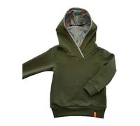 LiVi Hoodie "Wacholder Zoo" in Grün - Größe 80/86 | Kinder Sweatshirts Jacken