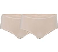 Living Crafts 2er-Pack Bio-Damen-Panty 'TANDY' mit Spitze, powder, Gr. M