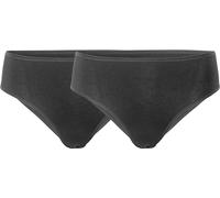 Living Crafts 2er-Pack Bio-Damen-Slip 'TARISSA' mit Spitze, black, Gr. M