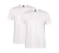 Living Crafts 2er-Pack Bio-Herren-T-Shirts "Dean" weiß, Gr. L