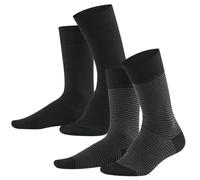 Living Crafts Socken, 2er-Pack black/anthracite 39-42