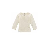 Living Crafts Baby Langarm-Shirt aus Bio Wolle / Seide 62/68 natural
