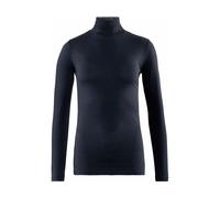 Living Crafts Bio-Damen-Langarmshirt 'Nia' mit Rollkragen, ink blue, Gr. L