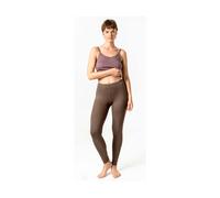 Living Crafts Bio-Damen-Leggings 'ANNEDORE' ohne Seitennähte, earth, Gr. S