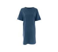 Living Crafts Bio-Damen-Nachthemd 'Berit' mit Rundhalsausschnitt, navy, Gr. M