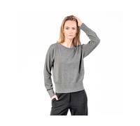 Living Crafts Bio-Damen-Pullover 'UNDINE' mit Rippbündchen, grey melange, Gr. L