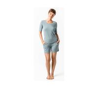 Living Crafts Bio-Damen-Pyjama 'ARIMA' kurz, deep auqa, Gr. M