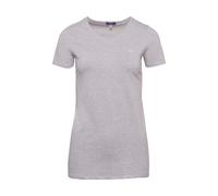 Living Crafts Bio-Damen-Schlafshirt 'MARA' mit V-Ausschnitt, grey melange, Gr. S