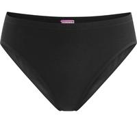 Living Crafts - Josefine | Tanga-Slip - Hochqualität, Komfortabel, Bio-Baumwolle, ohne Seitennähte, elastisches Band (44/46, Black)
